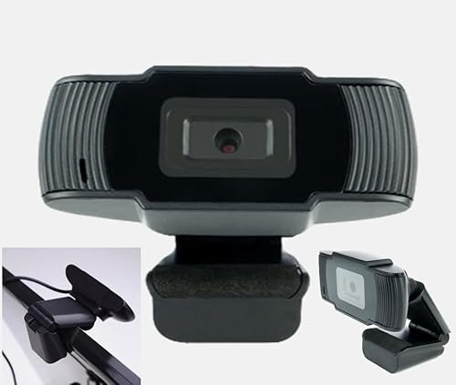 HD Webcam USB Plug-&-Play Web Camera With Microphone PC Laptop Mac Cam - Plug & Play Conference, Chat, Meeting, Portable
