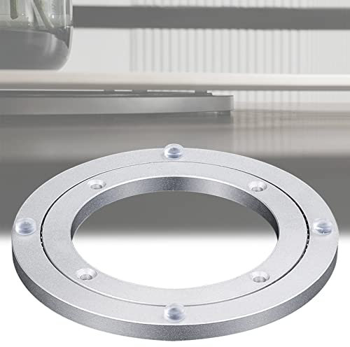 Robuster, um 360° drehbarer Drehteller aus Aluminiumlegierung, 12 cm - 100 cm Größen – glatte Kugellager-Basis für müheloses Servieren und Präsentieren auf dem Tisch