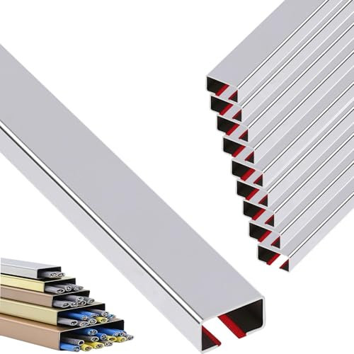 HDYZJQ Cache Cable Cache-câbles Fin pour Sol, Gaine Adhésive pour Gaine De Câbles, Gaine De Protection Ethernet Murale(10 Pack,WxH- 80x40 mm)