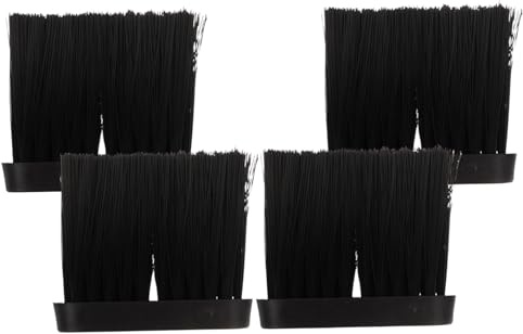 POPETPOP 4pièces Lot De Têtes De Brosse De Cheminée Petites Poils Durs Durables Accessoires De Nettoyage Pour Poêle Et Ramonage Outils Légers Et Pratiques Pour Entretien Du Foyer