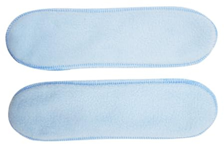 DECOMELODY 8 Stück Wiederverwendbare Menstruationspads Waschbare Atmungsaktive Stoffbinden mit Hoher Saugfähigkeit Faltbar für Damen Menstruations Wochenbettzeit Inklusive