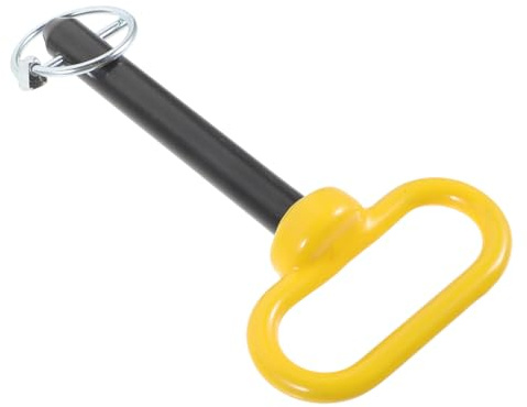 DECOMELODY Perno di Aggancio per Rimorchio Gancio di Traino in Acciaio Resistente Connettore di Aggancio per Tosaerba Design Semplice Durevole Facile Installazione