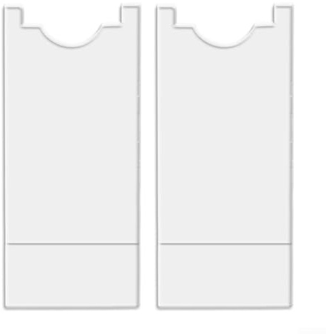Transparenter Couch- und Bett-Stopper, Wandabstandshalter, 2 Stück, für Couch und Bett, um Hitzeschäden zu verhindern und von Wänden zu erhalten, Brandschutz und Zugänglichkeit der Steckdose