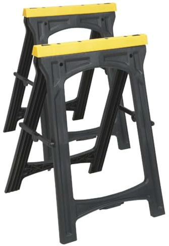 Do it 22-1/2 In. L Plastic Folding Sawhorse, 500 Lb. Capacity (2-Pack)