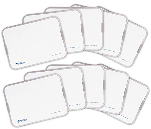 Learning Resources Student Magnetic Dry Erase Blank Boards (10er Pack) | Whiteboard für Kinder, trocken abwischbares Tafel-Set, Schüler-Whiteboards für Klassenzimmer, tragbares Mini-Whiteboard