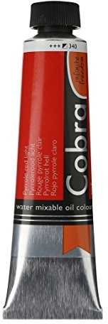 COBRA Talens wassermischbare Ölfarben, 40 ml, 340 Pyrrolrot Hell