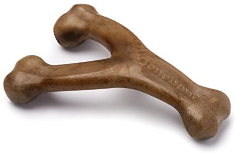 Benebone Wishbone für Hunde, mittlerer Speckgeschmack – Knochenspielzeug für energiegeladenes Kauen