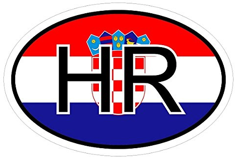 Kiwistar - Autoaufkleber - 15x10 cm - außen klebendKiwistar Autoaufkleber - Kroatien HR Auto, Laptop, Fahrrad, LKW, Motorrad Mehrfarbig Autoaufkleber Aufkleber KFZ Flagge Fahne