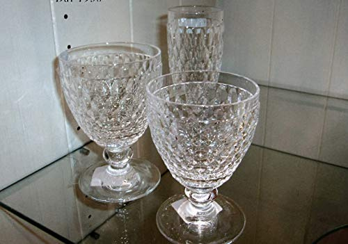 Villeroy boch boston service 12 pièces (4 verres à eau 0020 – 4 verres à vin 0030 – 4 FLUTES 0070
