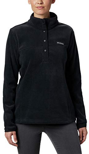 Columbia Benton Springs 1/2 Snap Pullover, Fleece Pullover für Damen, Black, Größe S