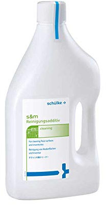 Schülke s&m 2 Liter Reinigungsadditiv | Flächenreiniger zum Reinigen von Oberflächen und Inventar | streifenfrei abtrocknend | hochwertiger Bodenreiniger