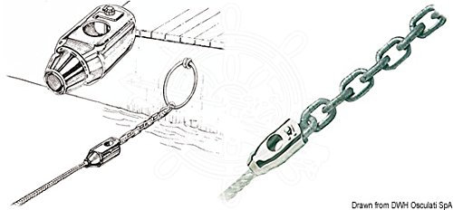 Osculati Leinen-Kettenverbinder 12/8 mm