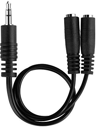 [Neu]HDSupply Stereo Audio Adapter 0,10m, 3,5mm Klinken Stecker auf 2x 3,5mm Klinke Buchse