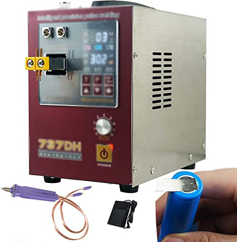Saldatrice Puntatrice per Batterie 4,3 kw Puntatrice per Batterie 18650 Attrezzatura Intelligente per Saldatura a Punti a Induzione Saldatura a Impulsi Saldatrice a Punti Portatile