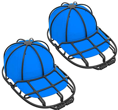 Spldsun 2 Stück Cap Washer, Cap Ständer Kunststoff, für Erwachsene und Kinder, für Reinigung von Hüten in Spülmaschine Verwendet Werden (Schwarz)