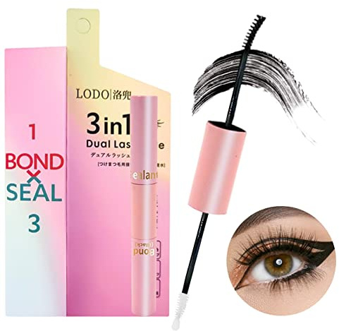 Bond&Sea - Adesivo per ciglia finte, tenuta forte, impermeabile, per 72 ore, senza lattice, impermeabile, per occhi sensibili