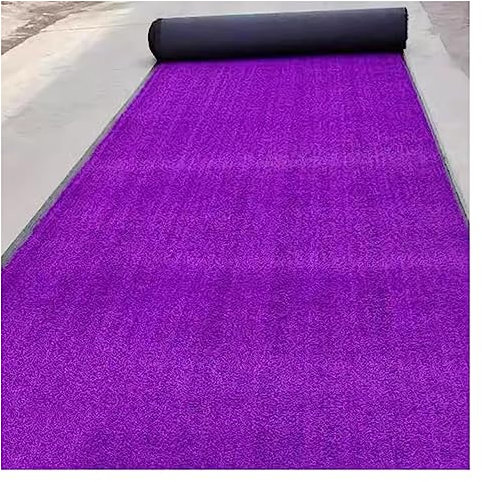 IBOWZ Synthetischer Kunstrasen Anti-Shedding-Rasenteppich für den Außenbereich, zuschneidbarer Farbiger dekorativer Kunstrasenteppich für DIY-Spielplätze im Hinterhof, benutzerdefinierte Größen