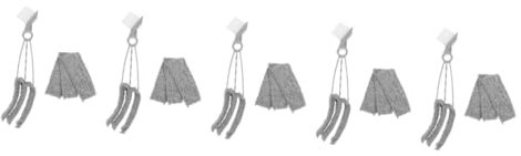 ABOOFAN 5st Stauben Tfernungs Artefakt Staubbürste Für Jalousien Jalousienreiniger Jalousie-reinigungs-staubtuch Rollo-staubwedel Für Vinyl-jalousien Blindreiniger Grey Pp-materialgriff