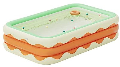 KENANLAN Piscina per Cani Pieghevoli per Cani di Grande Cani Portatili in Plastica Dura in PVC Vasca da Bagno per Bagni Gonfiabile Piscina 3 Strati PVC Pieghevole Piscina Che Soffia (1,)