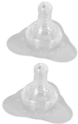 Hemobllo Protezione per Allattamento in Silicone Flessibile per Mamme Ragazzo Ragazza, Scudo Protettivo per Capezzoli Forma Anatomica e Copertura Totale, 2 Pezzi per Protezione Durante