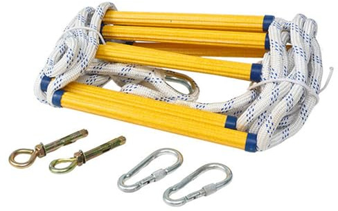 Échelle Corde pour Bateau - Échelle D'Embarcation Souple en Corde pour Bateau,Équipement de Sécurité pour Sports Nautiques Outil Déploiement Rapide pour Adultes Wakeboarder Pêcheur Kayakiste Seniors