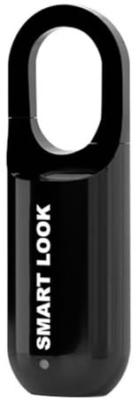 YGBWAOV Lucchetto con Impronta Digitale M01 Antifurto Intelligente Serratura per Porta Chiave USB Ricaricabile Sicurezza per Armadietto Bici Casa Nero