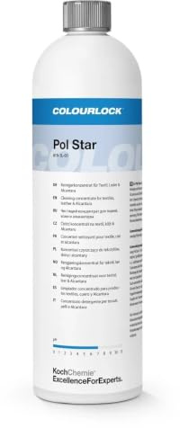 COLOURLOCK Pol Star – Nettoyant pour textiles et cuir 1L, nettoyant textile neutre pour Alcantara, tapis et rembourrage – élimine les saletés sans laisser de traces d’eau Fabriqué par KOCH Chemie