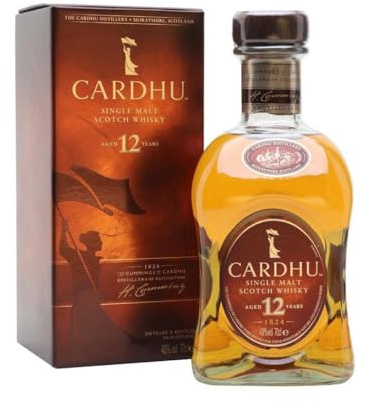 Cardhu 12 Ans, Whisky Écossais Single Malt, 70 cl