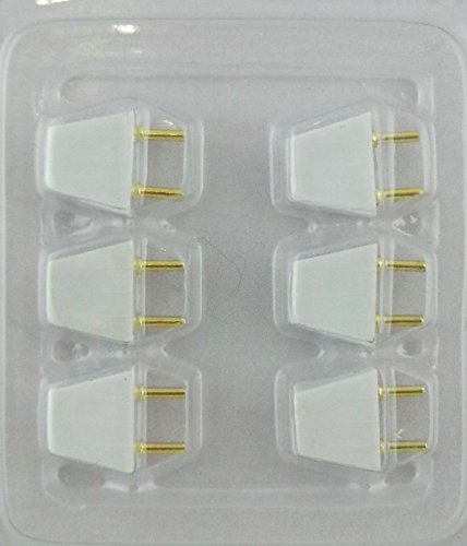 Puppenhaus 12 v Beleuchtung Zubehör Ersatz Teil 6 Männlich 2 Pin Stecker