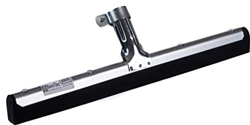 BawiTec Wasserschieber 35cm Breit Lang Doppellippe Schwammgummi Abzieher Metall (35cm) Wasserabzieher ohne Stiel Günstig Stabil für Garage Haus Küche Bad