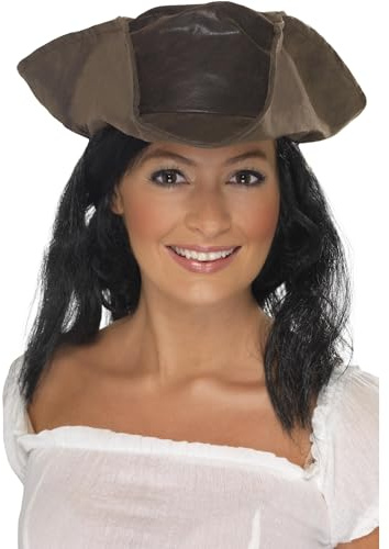 Smiffys Leather Look Pirate Hat