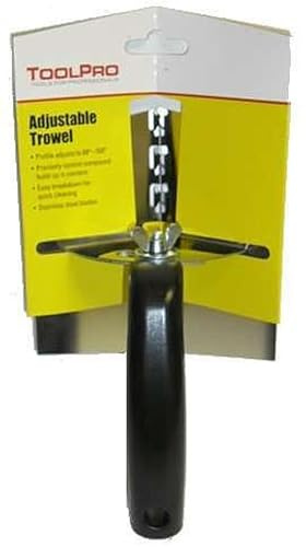 ToolPro Adjustable Corner Trowel - Professional Drywall Finishing Tool for Inside Walls, Ceilings and Outside Corners
