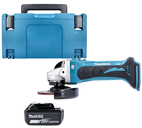 Makita DGA452Z 18v 115mm LXT Angle Grinder with 1 x 5Ah Battery, Case & Inlay