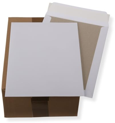 500 St. C4 Papprückwand Versandtaschen weiß 120 gr. Kuvert Haftklebend Briefumschläge HK Briefhüllen