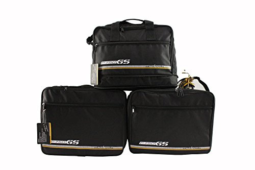 made4bikers 3er Set Bedruckte Koffer Innentaschen passend für BMW F750GS (K80)
