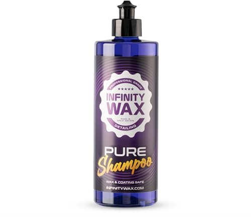 Infinity Wax Pure Shampoo 500 ml – Ultraglattes Autoshampoo ohne Wachs. Sicher für Keramik, Matte & satinierte Oberflächen, 2000:1 verdünnbar, rückstandsfreie Kontaktwäsche.
