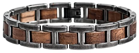 HOLZKERN Bracciale da Uomo Acciaio Inossidabile 9120078334201