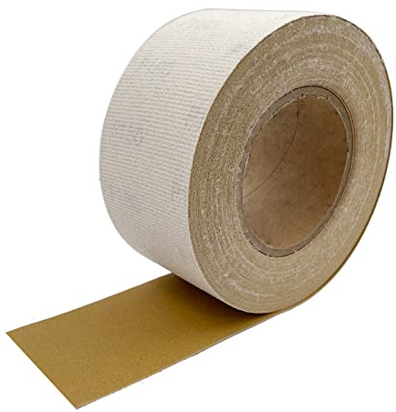 Hook and Loop Sandpaper Roll, 2-3/4 X 20 Yard Aluminium Oxide Hook-and-Loop Backed Sand Paper Emery Cloth for Wood Furniture Finishing Metal Sanding Polishing and Woodworking (180 Grit)