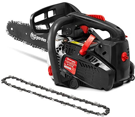 Elagueuse thermique 25cc - guide 25cm - 2 temps - Livrée avec 2 chaînes - Elem Garden