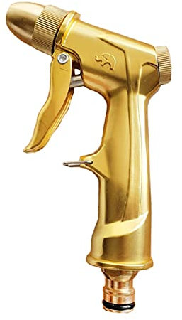 Pistola de agua de alta presión Boquilla ajustable de metal Jardinería Riego Manguera de lavado de autos Pistola de agua Pulverizador de latón Venta directa Pistola de agua de alta presión (Color : Y