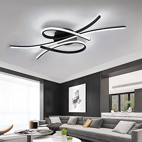 QAZPLM LED Moderne Minimalistische Deckenleuchte Dimmbare Deckenlampe Individuelles Kreatives Design Geeignet für Esszimmer, Schlafzimmer, Wohnzimmer Leuchten