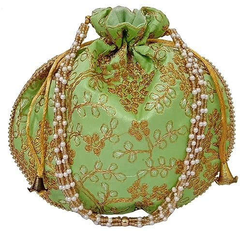 Purpledip Potli Bags Drawstring Purse (Potli01$)