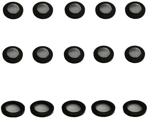 WHTCHSU 15pc Stainless Steel & Rubber Filter Washers for 5/8 Washing Machine & 3/4 Garden Hose