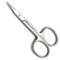 CRIZIL Cuticle Scissors: Stainless Steel | Curved Blade Scissors for Manicure Pedicure | Easy Grip | Perfect for Eyebrow, Toenail & Skin | Men & Women | Home & Professional Use