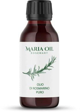 Crecimiento natural del cabello de romero para cejas y pestañas, piel saludable, cuida y protege el cuero cabelludo. Crecimiento del cabello y detiene la caída (100 ml, aceite de romero)