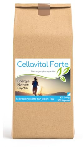 CELLAVITA Cellavital 365 | Mikronährstoffe für jeden Tag | Reich an Mineralien & Vitamine - 50 Tagesvorrat - Kapseln (300 Kapseln)