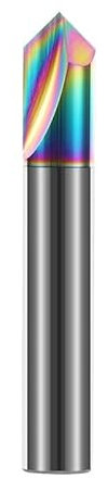 90° HRC55 Fasenschaftfräser Hartmetall Fasenfräser V Fräser 3-12mm Metall CNC Werkzeugmaschinen,12 X 12 T X 75 L X 90 Grad