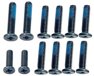 ZAHARA kit vis châssis Ordinateur Portable Housse de Base Fixation pour ASUS TUF Gaming A15 FA507,TUF Gaming A15 FX507 Bottom Case Laptop Screws