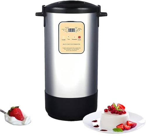 Máquina de fermentación inteligente eléctrica de 12/18 l, yogurtera con control de temperatura, natto, yogur orgánico casero, vino de frutas y queso,12L