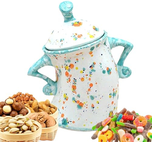 Sucritude Kanister Mit Attitude, Vorratsdosen Für Lebensmittel Mit Deckel Luftdicht, Bonbongläser Kunststoff, Vorratsglas Für, Cornflakes, Müsli, Bohnen Aufbewahrung, Mehrzweck-Dose, Sturzsicher